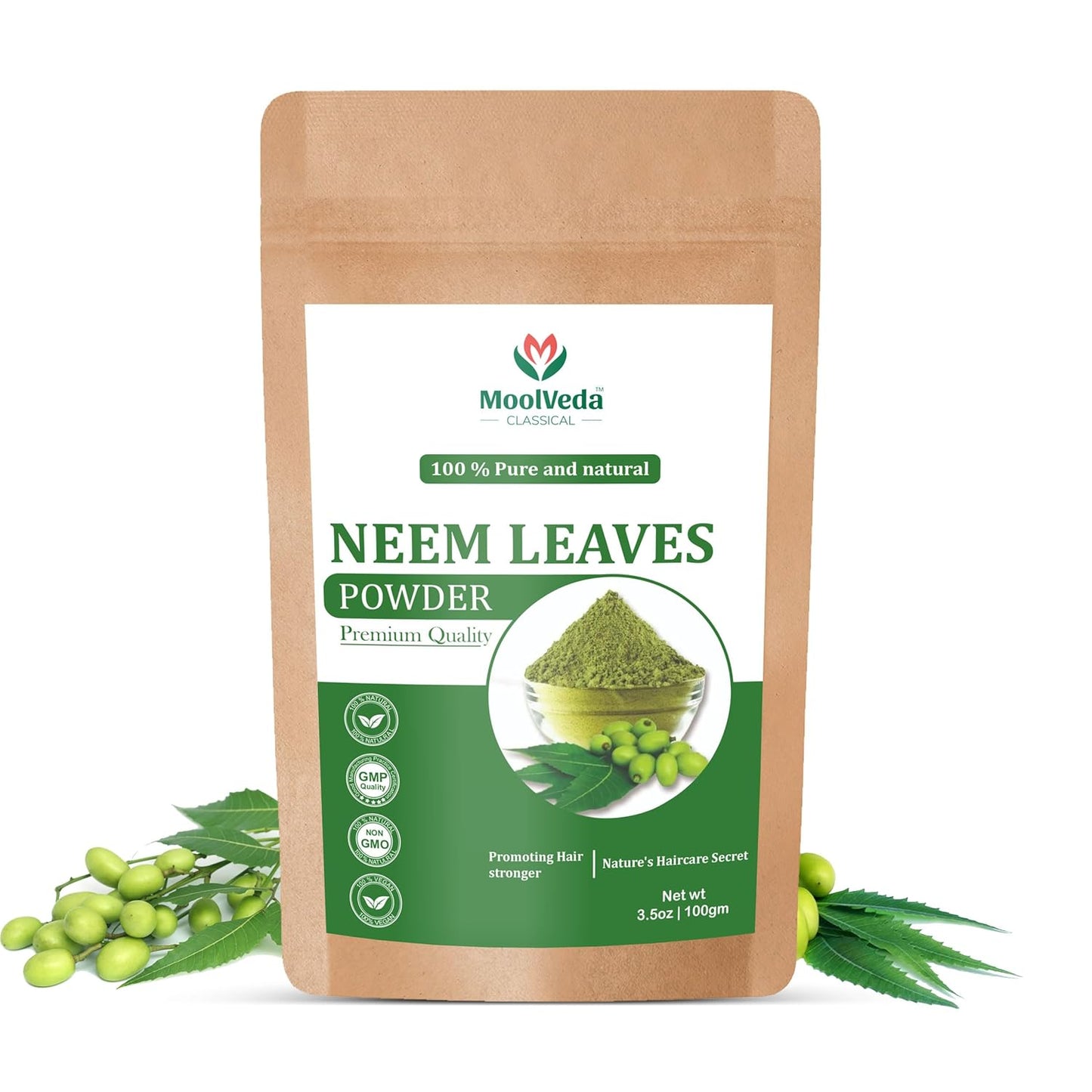 Moolveda Neem Leaves Powder, 100 gm