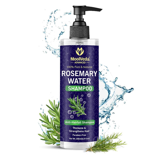 Moolveda Rosemary Water Shampoo For Hair Growth, 200ml