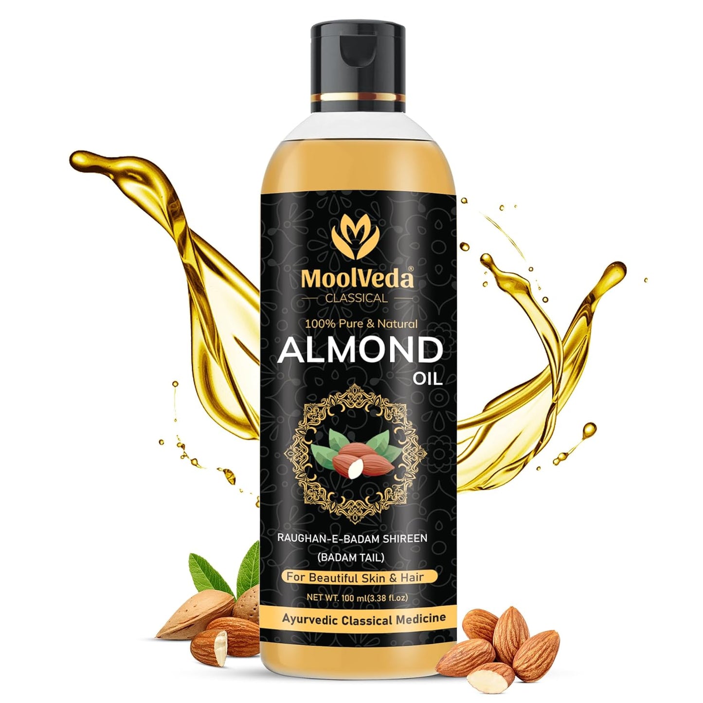 Moolveda Pure Almond Hair Oil-100ml