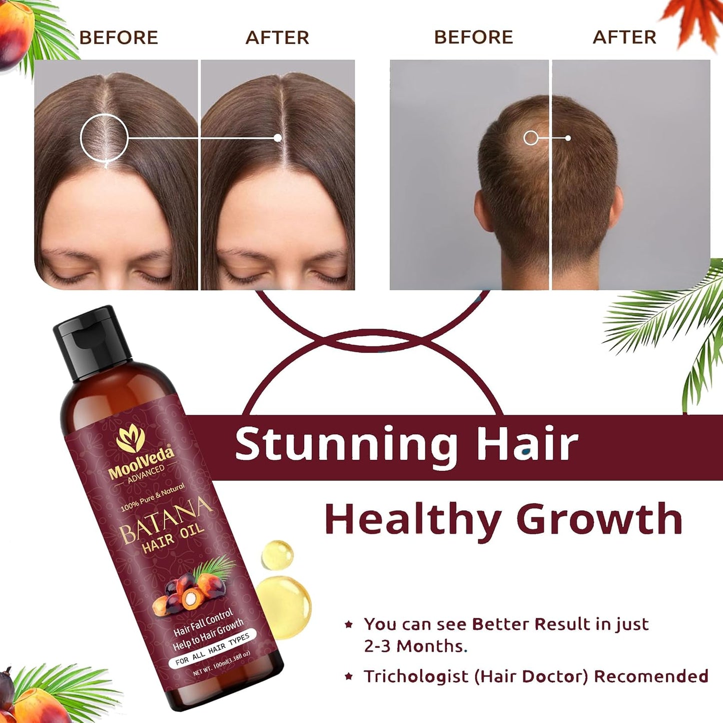 Moolveda Pure Batana Hair Oil