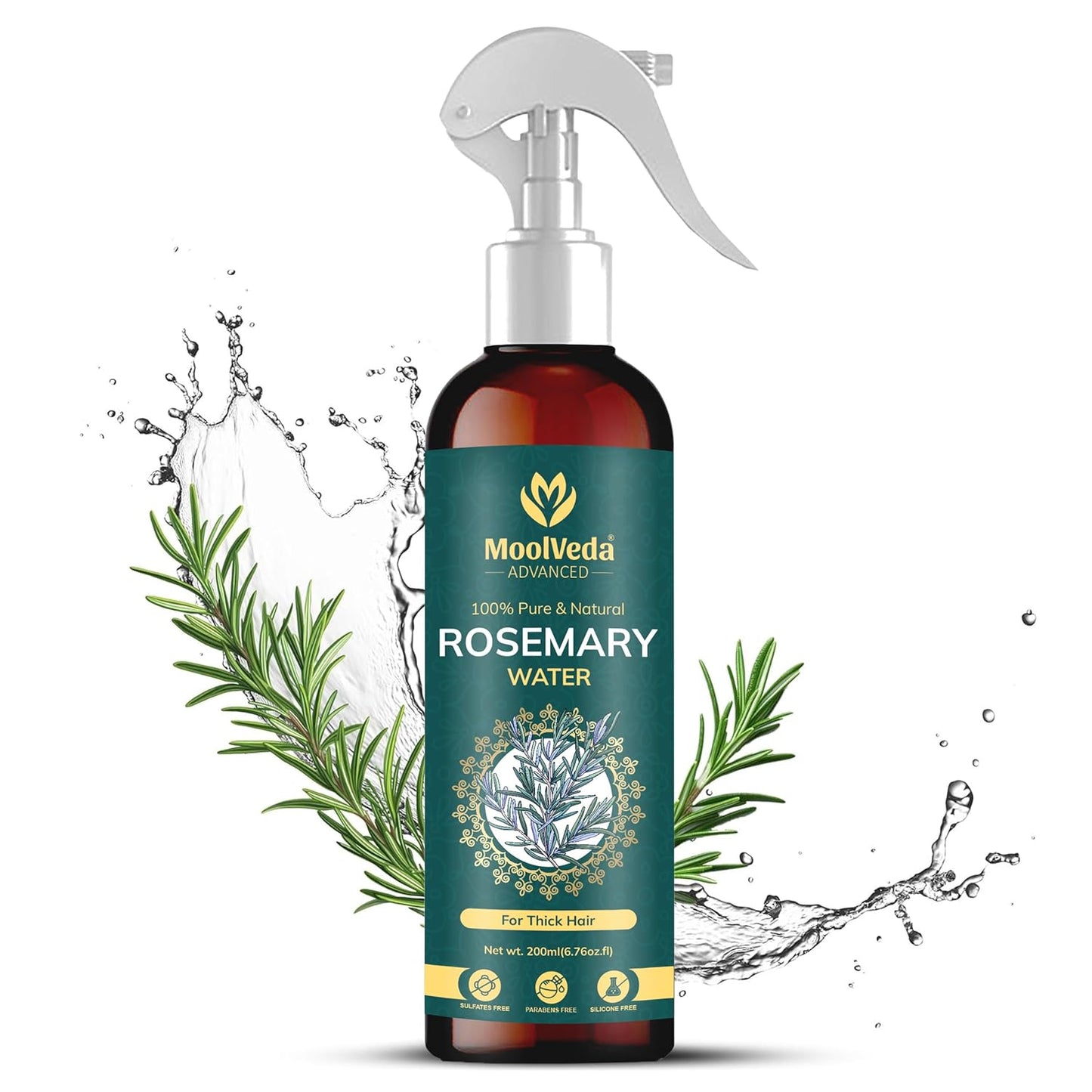 Moolveda Rosemary Water Spray-200ml